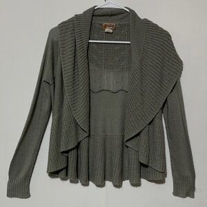 Mudd Women's Grey Sweater Cardigan
